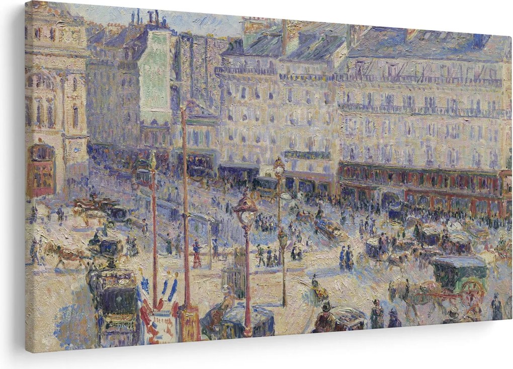 Kép - Camille Pissarro, The Place du Havre, reprodukciók (90x60 cm)