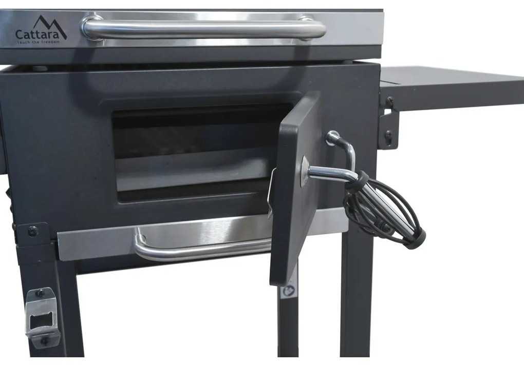 Cattara Royal Partner faszénes grill,  97 x 98 x 35 cm