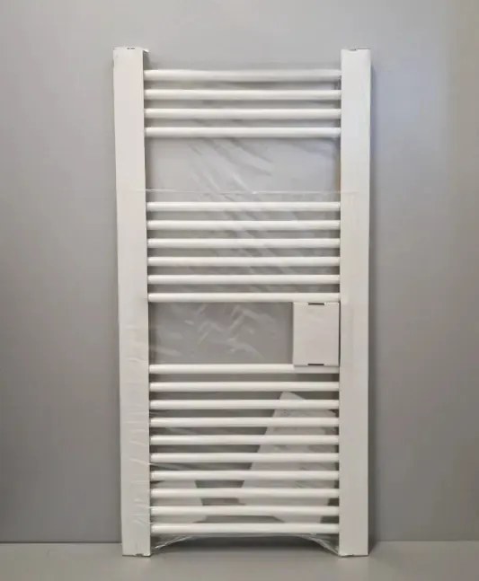 Törölközőszárító radiátor - Viva Platinum Therm - EGYENES - fehér - 600 x 1200 mm