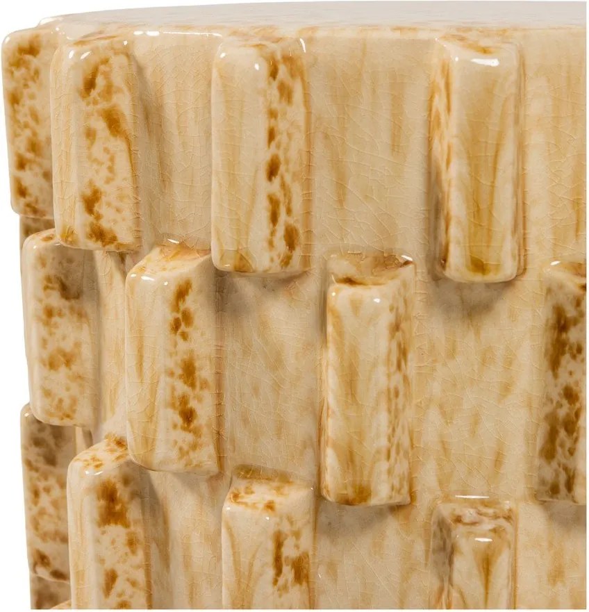 Kerámia kerek tárolóasztal ø 35 cm Axu – WOOOD