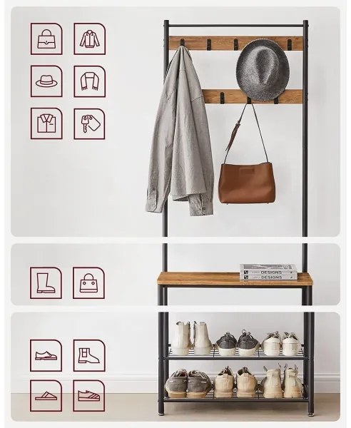 Állófogas NAVOR barna/fekete