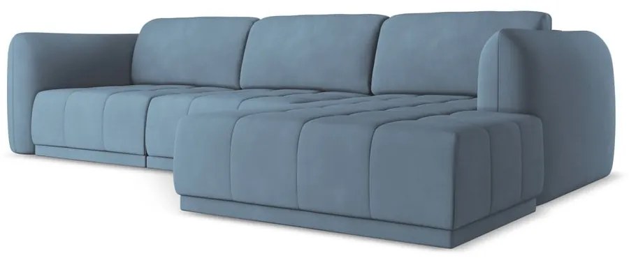 Világoskék sarokkanapé (jobb oldali) Hoku – Makamii