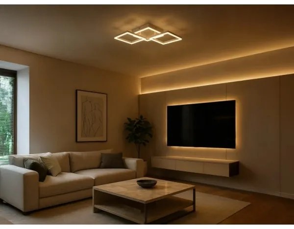 LED dimmelhető mennyezeti lámpa LED/85W/230V 3000-6500K + távirányító