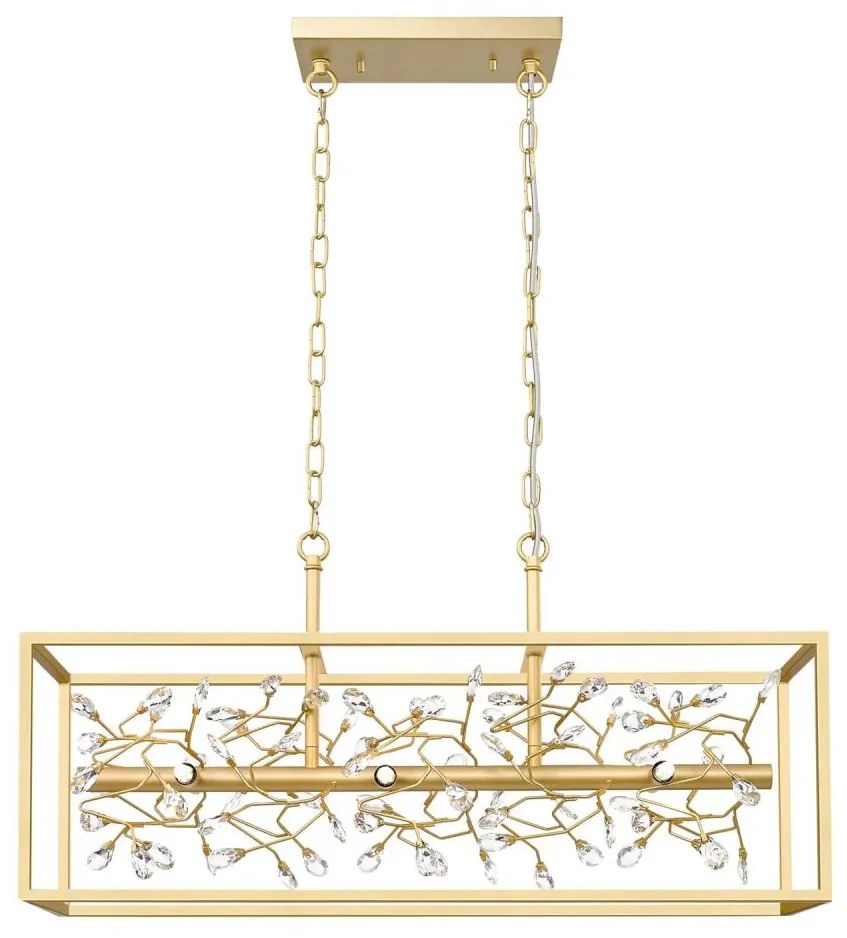 Zuma Line P0578-06C-V7V7 - Csillár láncon SPRING 6xG9/33W/230V arany