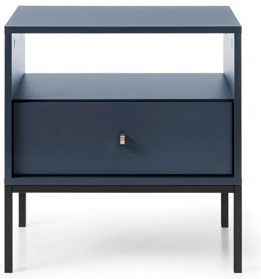 Éjjeliszekrény MONO 56x54 cm kék