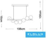 ELDLUX A06 Modern Függesztett Lámpa IP20
