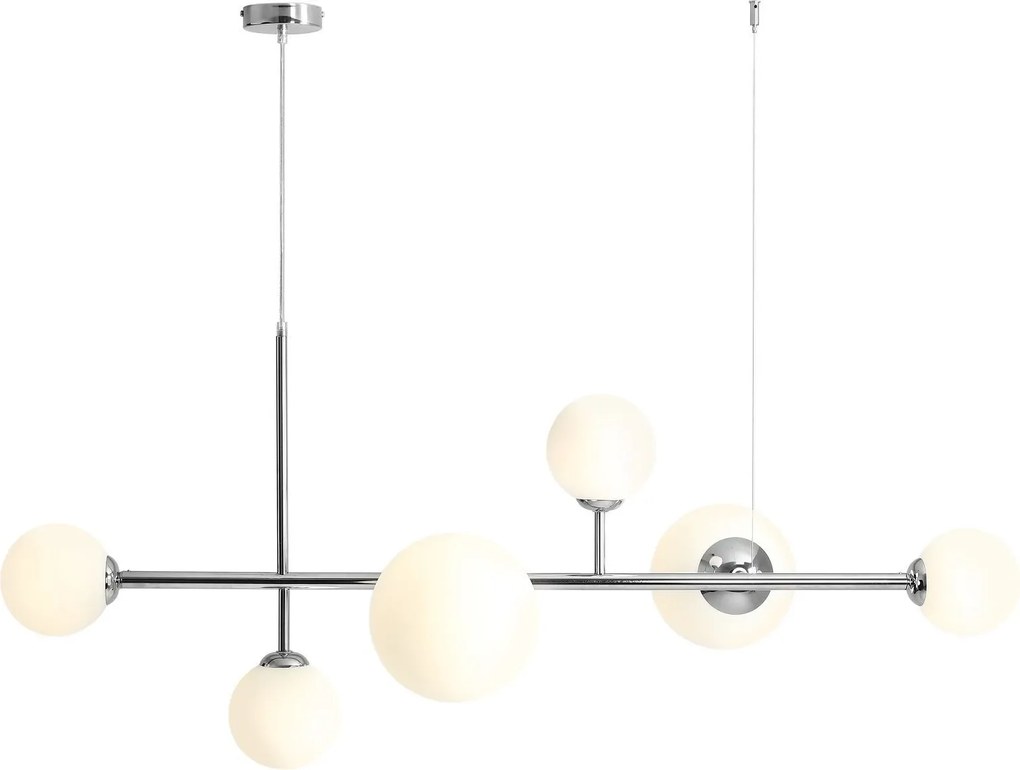 Aldex modern függeszték dione fehér króm ald1092k4