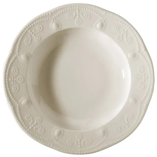 24 darabos fehér porcelán étkészlet