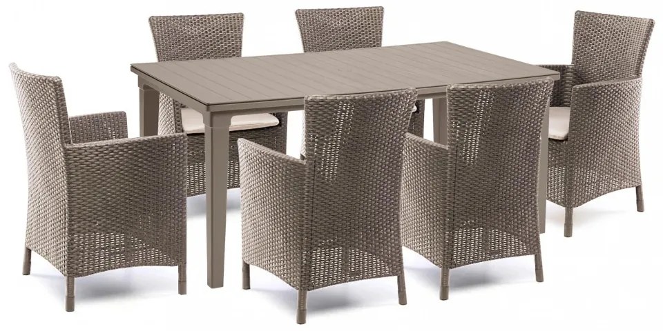 Futurowa 6+1 kerti bútor garnitúra szett