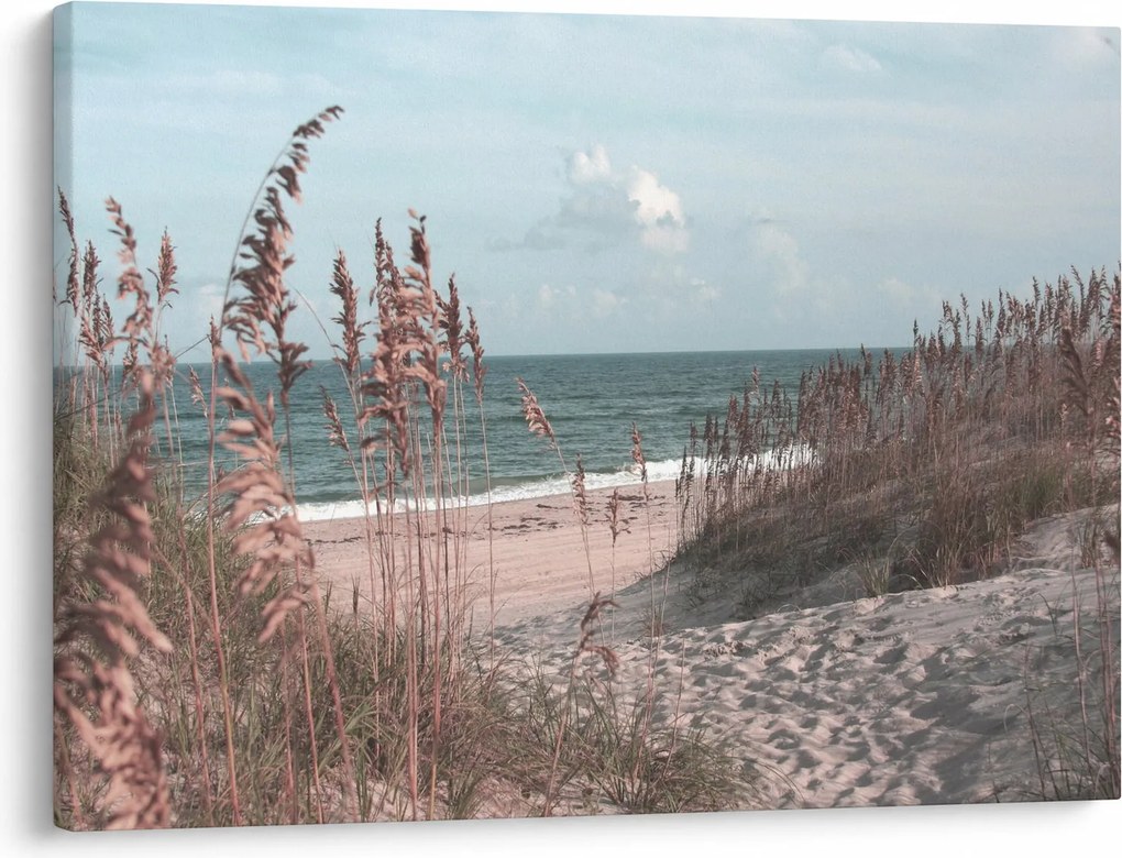Kép - Rózsaszín strand (70x50 cm)
