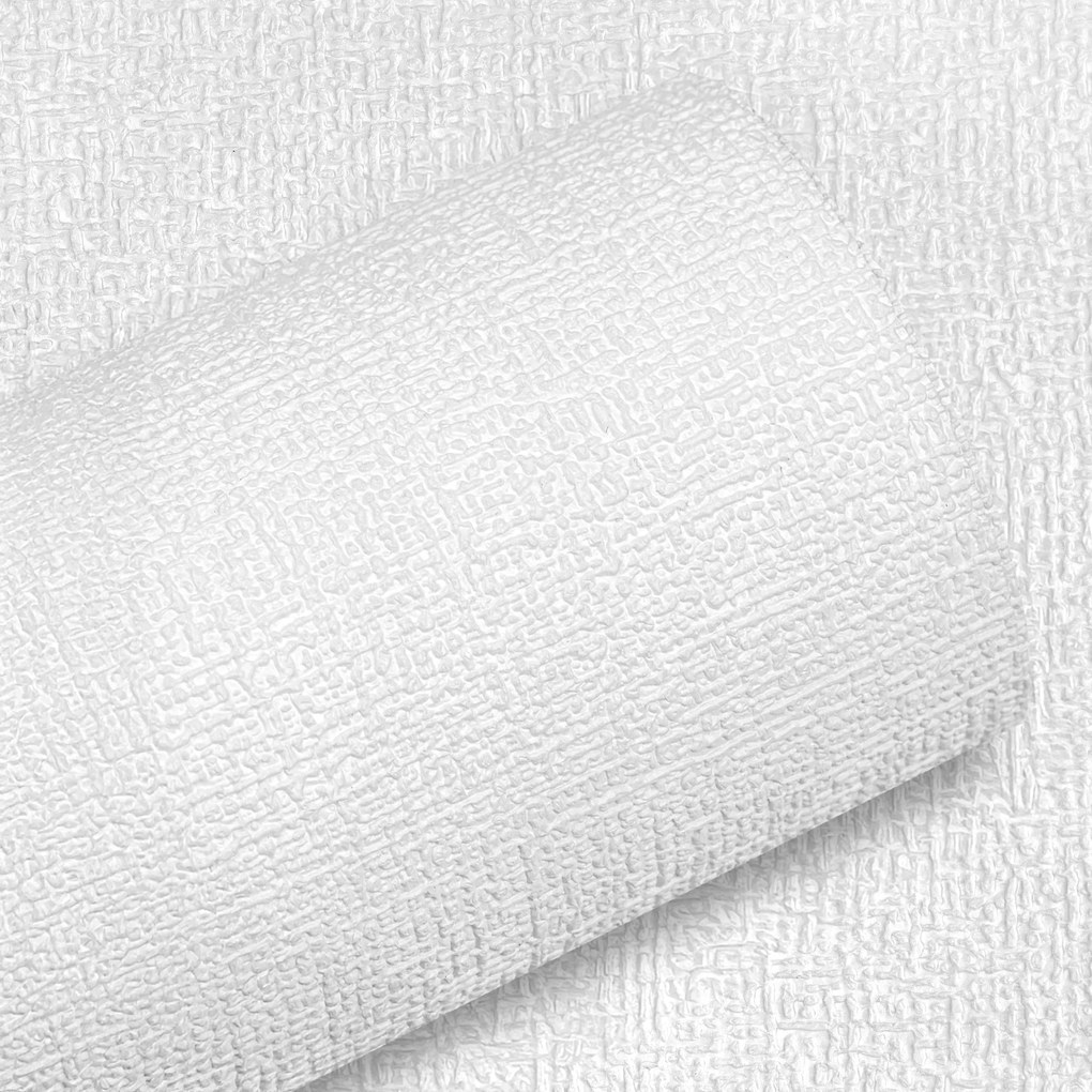 Öntapadós Tapéta Bárány Fehér Lenvászon Szövet 2,8m x 50cm 3D Szerkezet