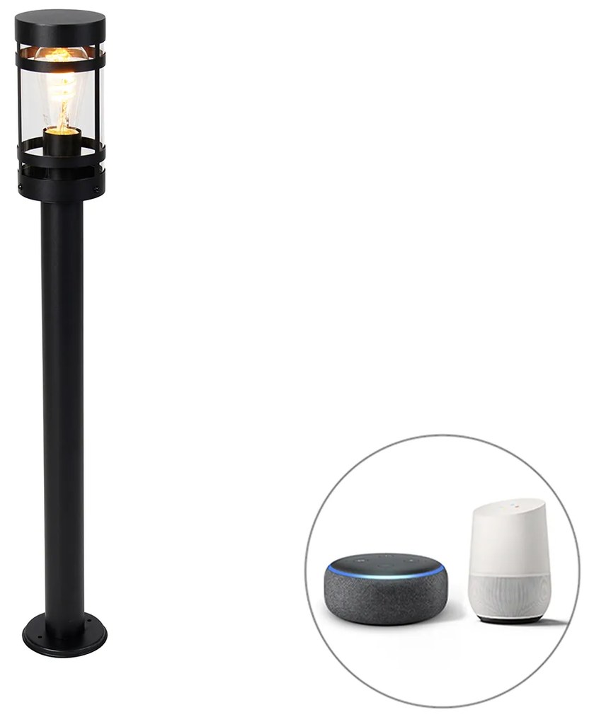 Okos kültéri lámpa fekete 80 cm IP44 Wi-Fi-vel ST64 - Gleam