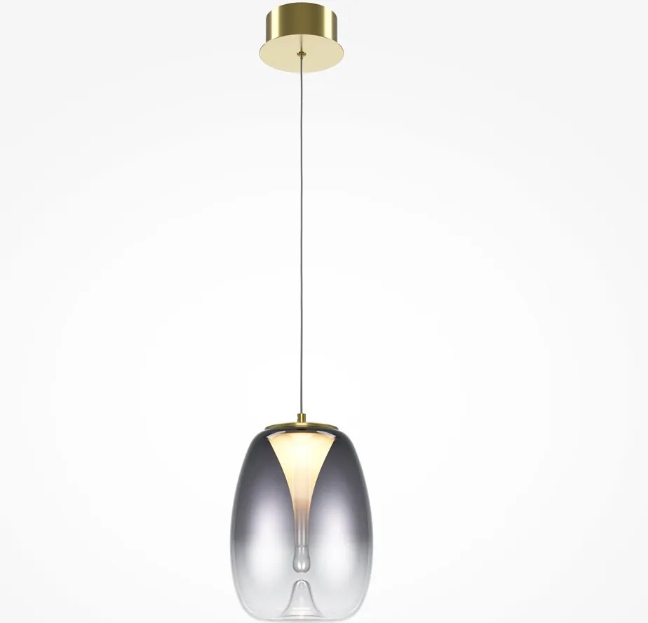 MAYTONI MOD282PL-L8G3K SPLASH Modern Függesztett Lámpa Füstös, Arany LED IP20