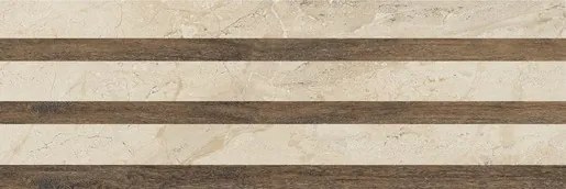 Dekor Fineza Adore beige stripes 25x75 cm matt DADORE275ST