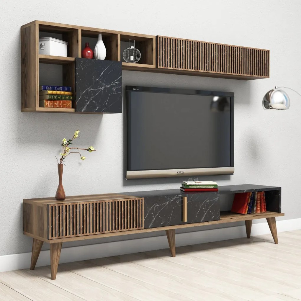 Milan - Walnut, Black