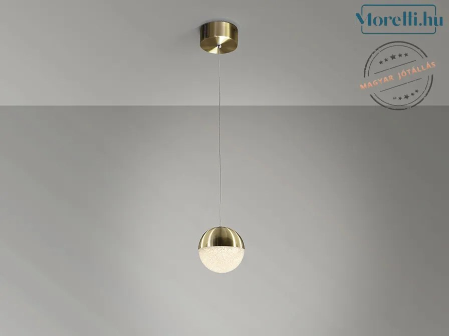 SCHULLER 793429 SPHERE Egyágú Függesztett Lámpa Fém LED IP20