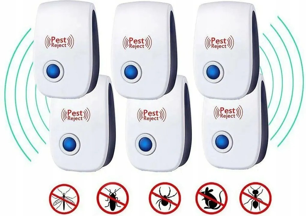 6db Egér rovarriasztó Pest Reject New