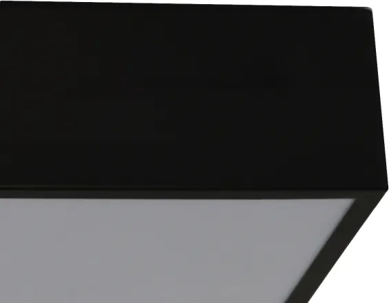 LED mennyezeti lámpatest LED/215W/230V 3000/4000/6500K 80x80 cm fekete