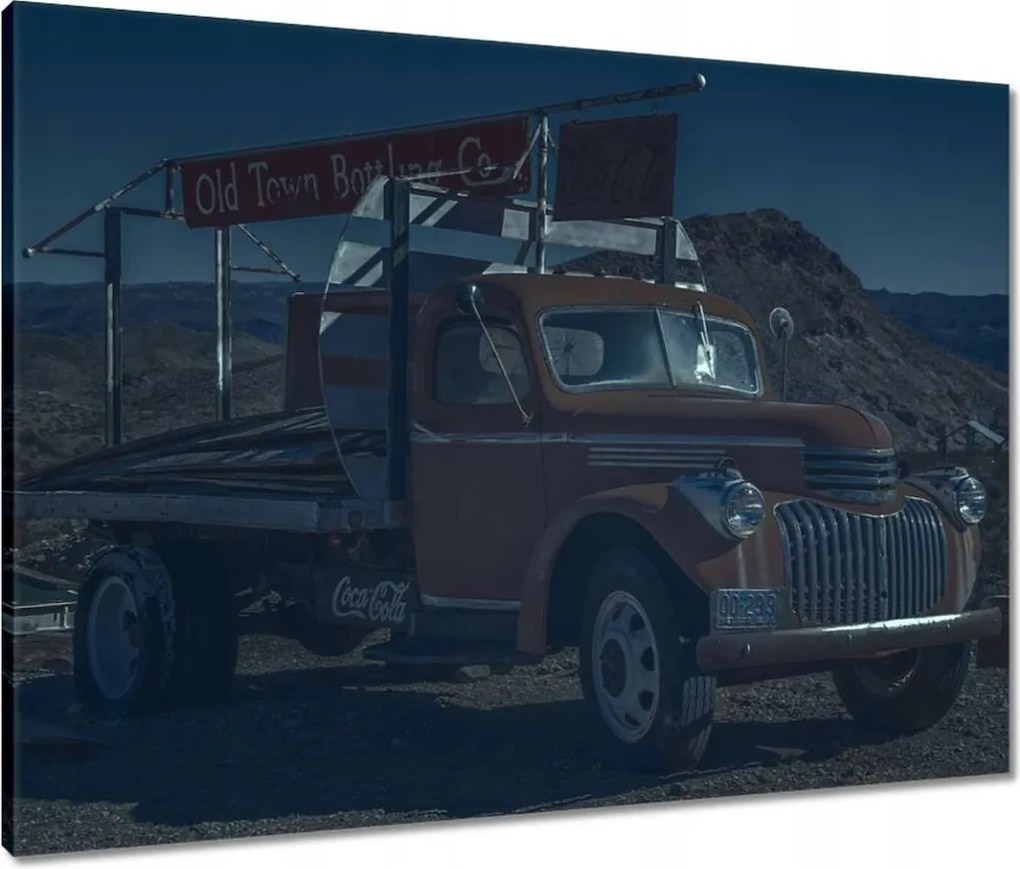 Vászonkép 80x60 Amerikai teherautó