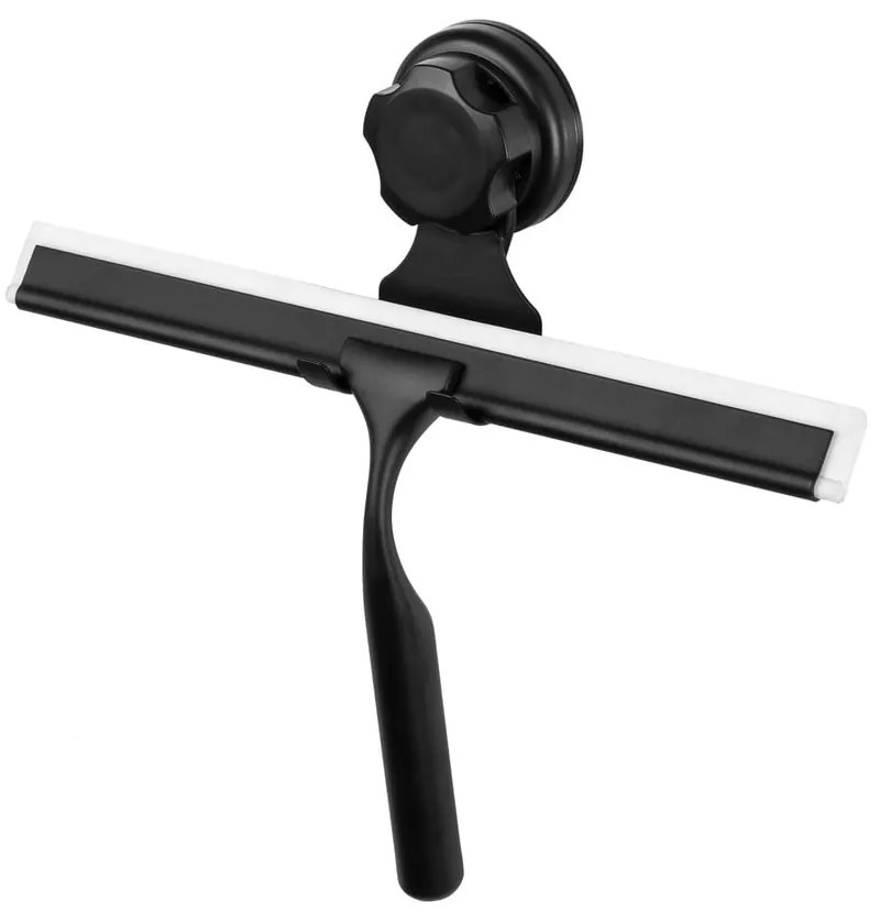 Bestlock Black Double Hook Squeegee fekete vízlehúzó öntapadós tartóval - Compactor