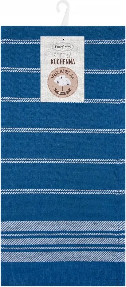 Konyhai törlőkendő szett 2 db 50x70 Rubi Eurofirany kék csíkos