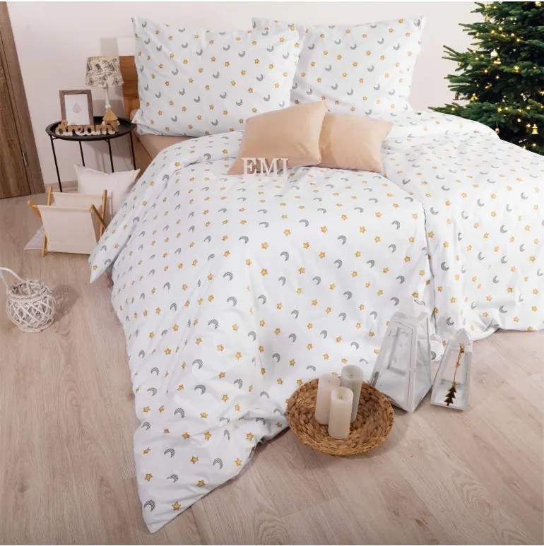 EMI Moonlight pamut ágyneműhuzat, Gyerekgarnitúra 90x130 + 45x65