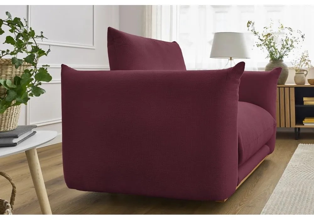 Borvörös fotel Ernest – Bobochic Paris