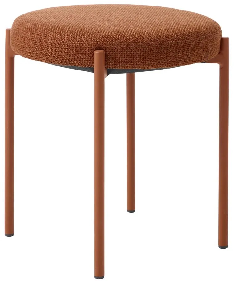 Terrakotta színű fém ülőke Pelican – Unique Furniture