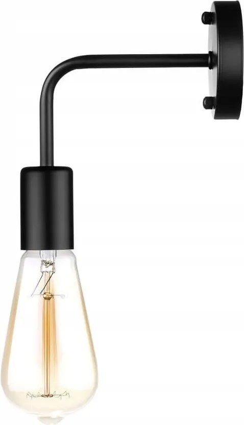 Fali lámpa Filo WST052 fekete E27 foglalat