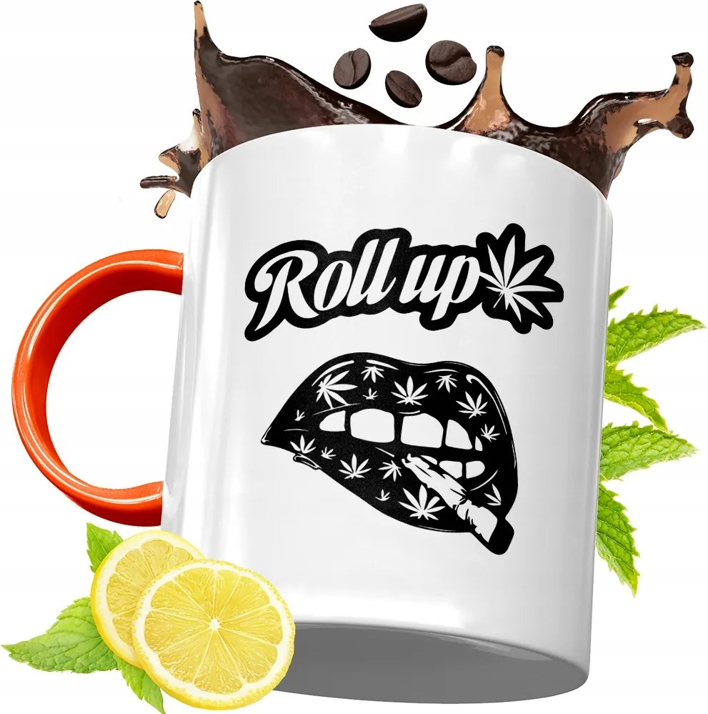 Narancssárga Bögre Dohányosoknak Ajándék fényképes nyomattal