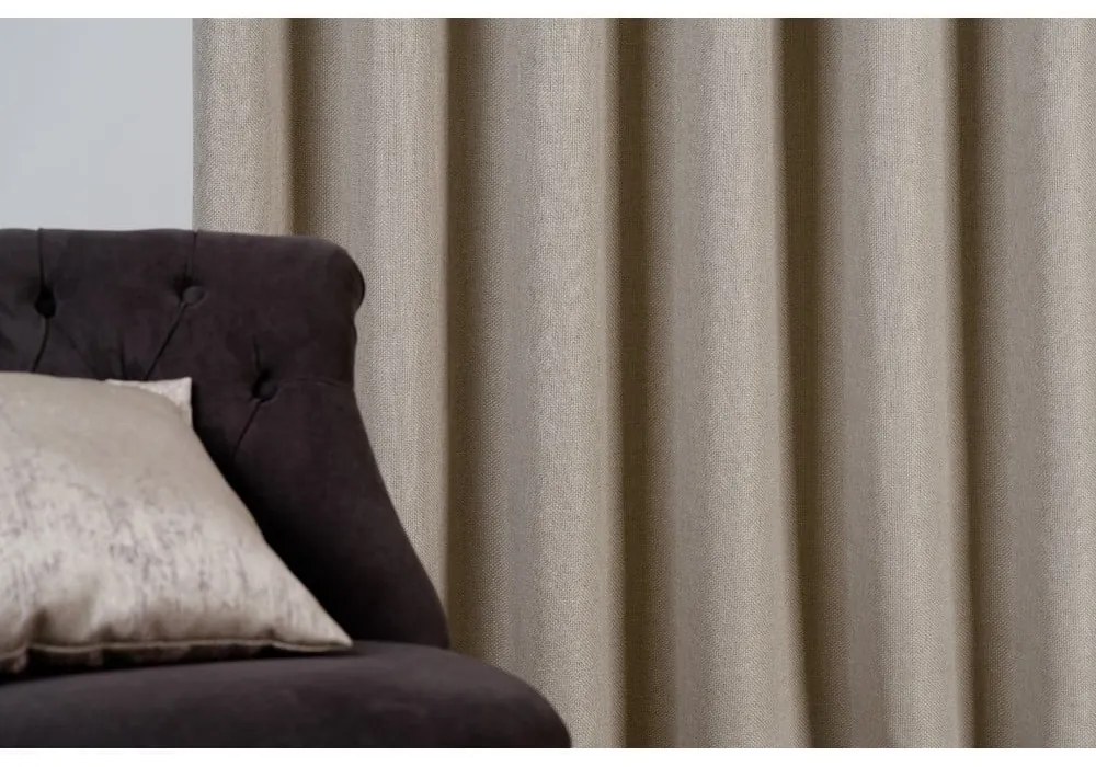 Bézs függöny 140x260 cm Avalon – Mendola Fabrics