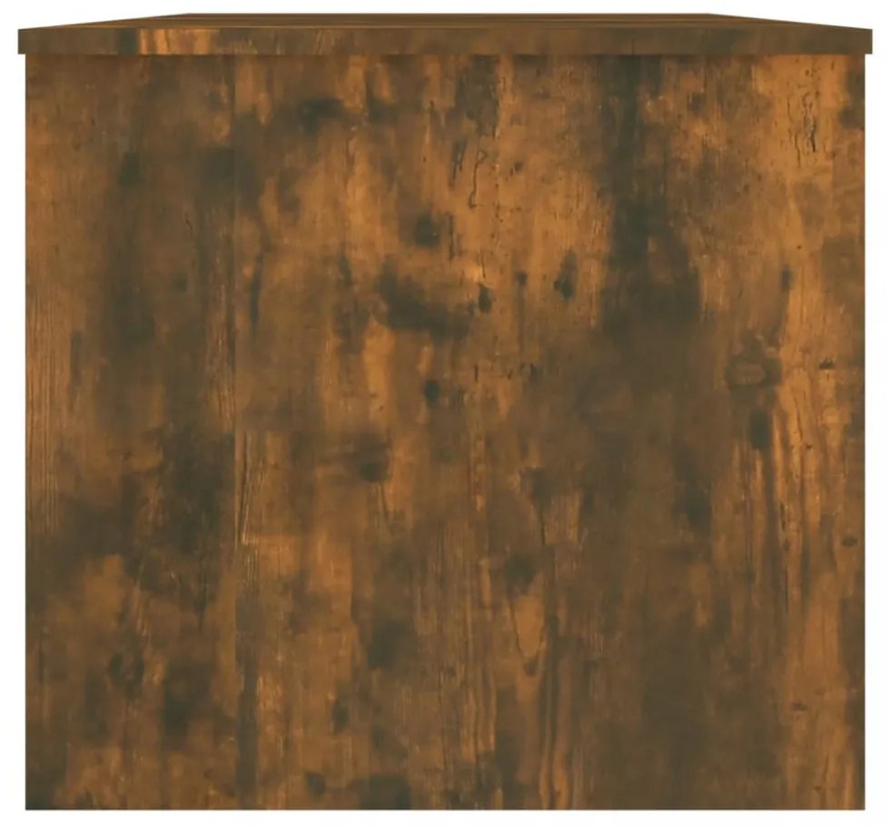 füstös tölgy színű szerelt fa dohányzóasztal 102x50,5x46,5 cm
