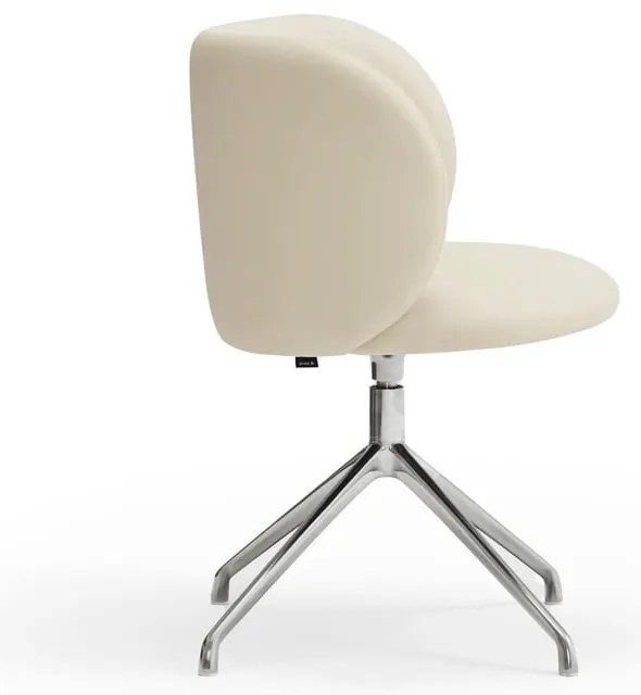 Bézs kárpitozott étkezőfotel Mogi – Teulat