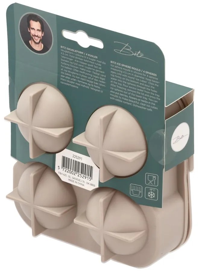 Szilikon jégkockatartó Sphere – Bitz
