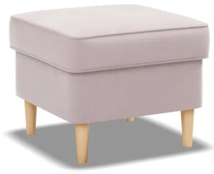 Uszak lábtartó, bársony, rózsaszín