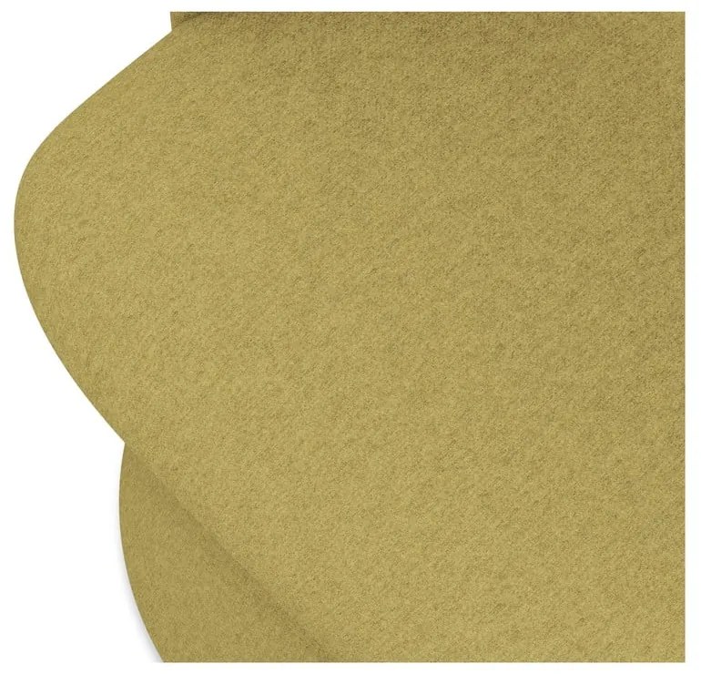 Sárga kárpitozott étkezőfotel Kalo – Makamii