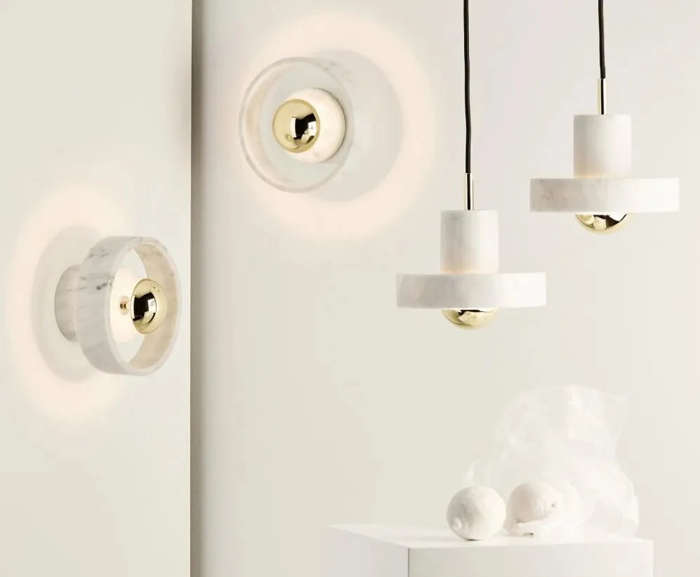 TOM DIXON STP03WEU STONE Márvány Színű Függeszték LED 6W IP20