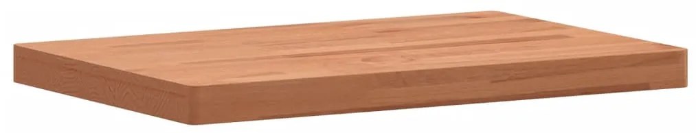 tömör bükkfa téglalap alakú asztallap 80 x 40 x 4 cm