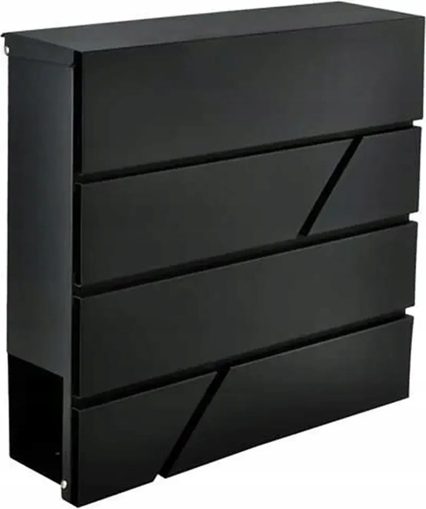 Postaláda A4 Újság Posta Nagy Levél Otthonra Antracit