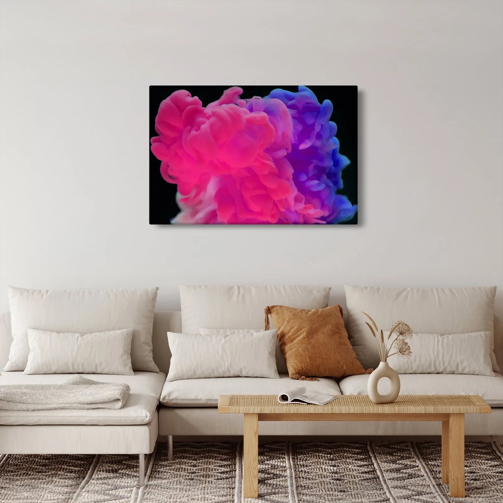 Színes füst képe (90x60 cm)