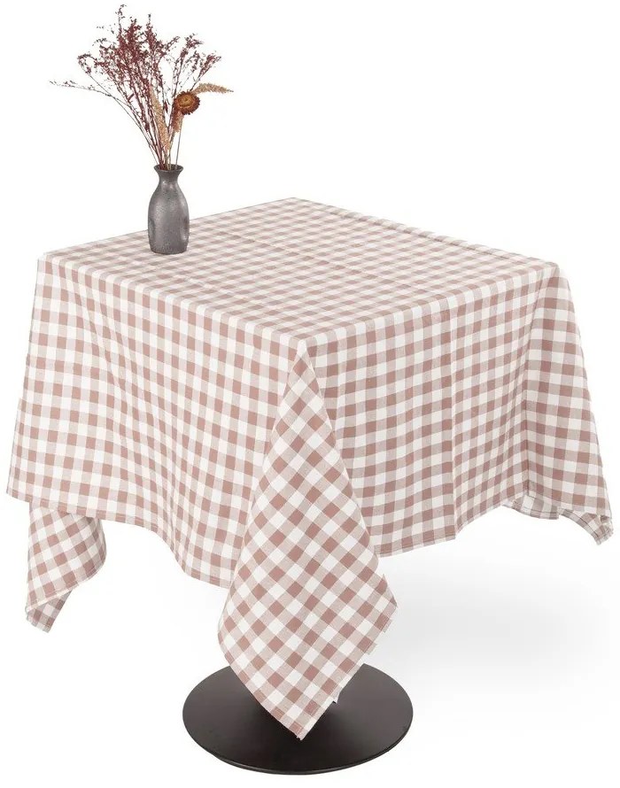 Pamut asztalterítő 150x150 cm Gingham – Tiseco Home Studio