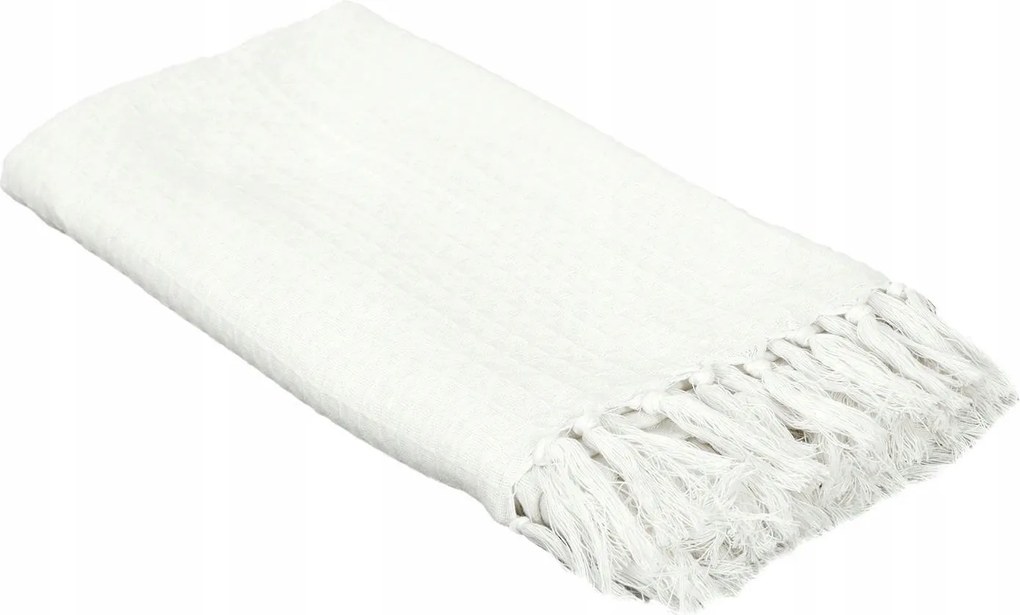 Takaró/Pled Waffle fehér