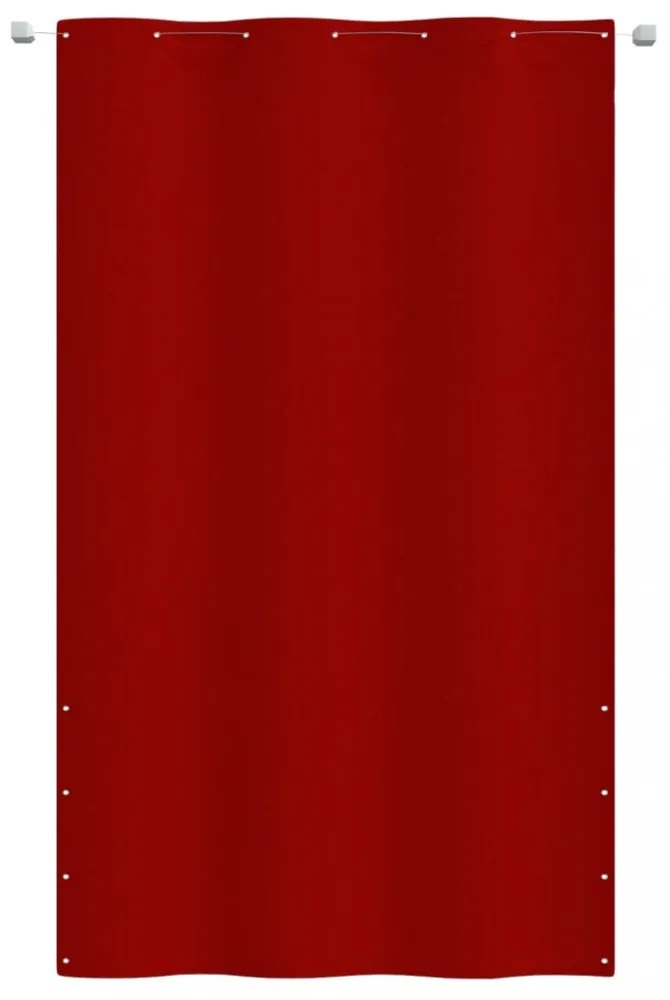 piros oxford-szövet erkélyparaván 140 x 240 cm