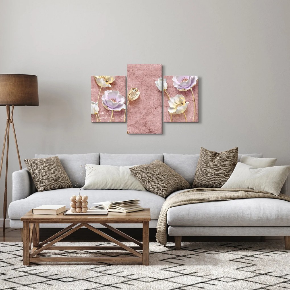 Virágok képe (90x60 cm)