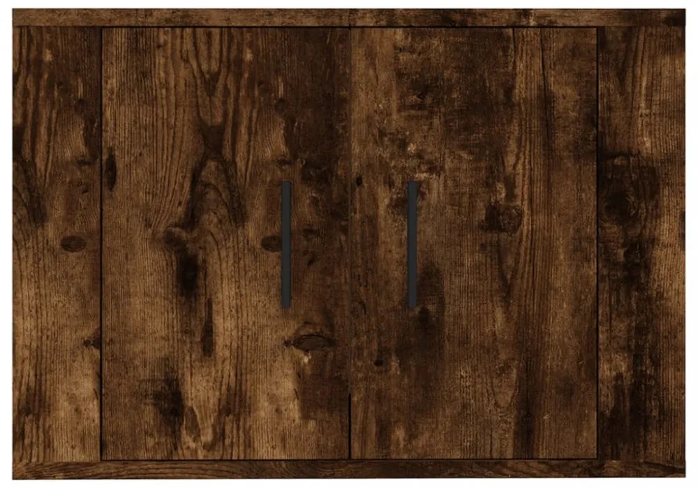 füstös tölgy színű fali TV-szekrény 57 x 34,5 x 40 cm