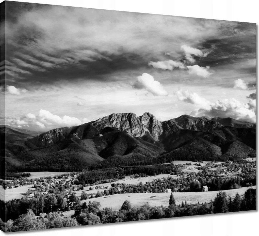 Vászonkép 50x40 Tátra Lengyel hegyek Kilátás