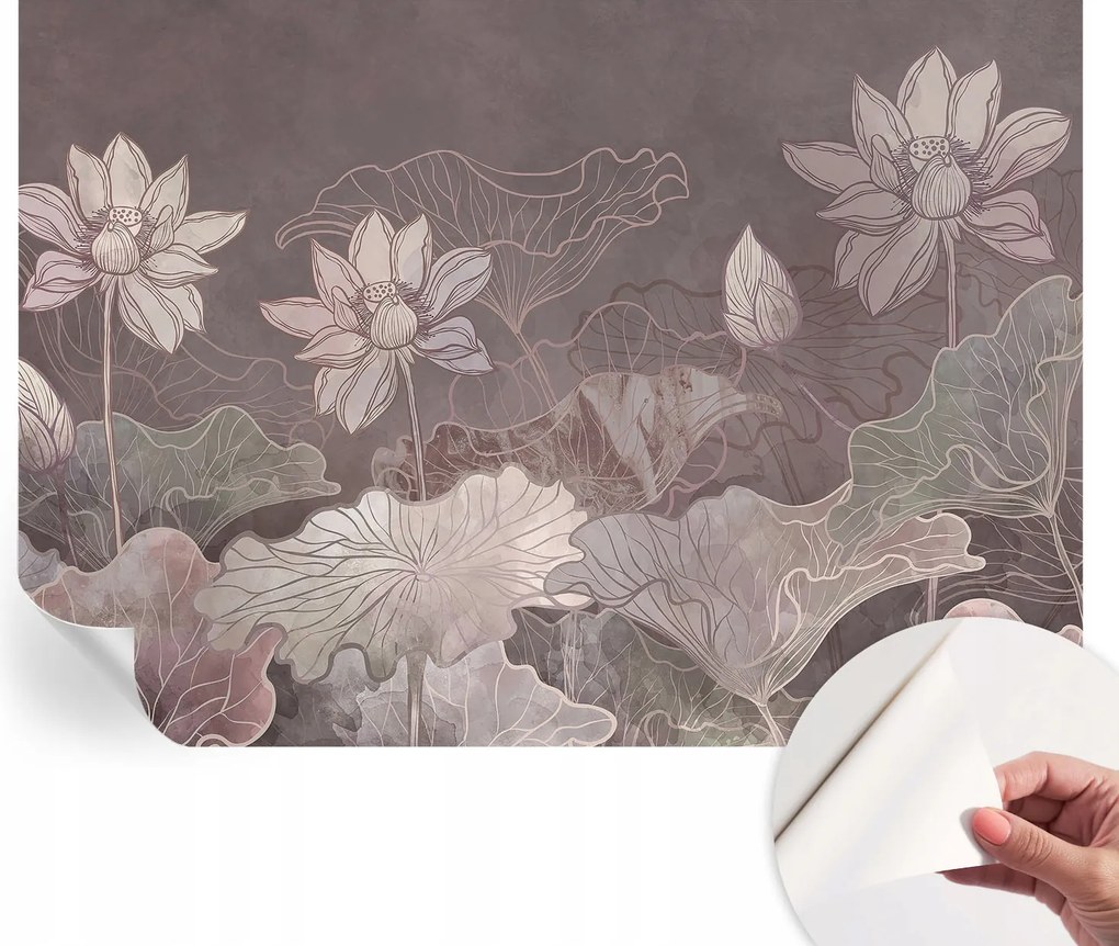 Öntapadós Dekoratív Fotótapéta Hálószobába Békés botanika 208x146