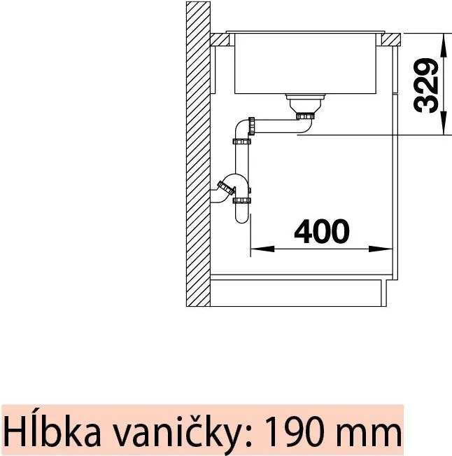 Blanco Legra 45 S, szilgránit mosogató 780x500 mm, antracit, BLA-522201