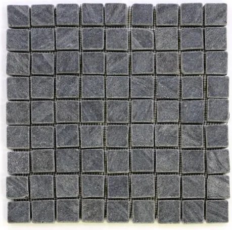 DIVERO Andezit mozaik fekete csempe 1 m2