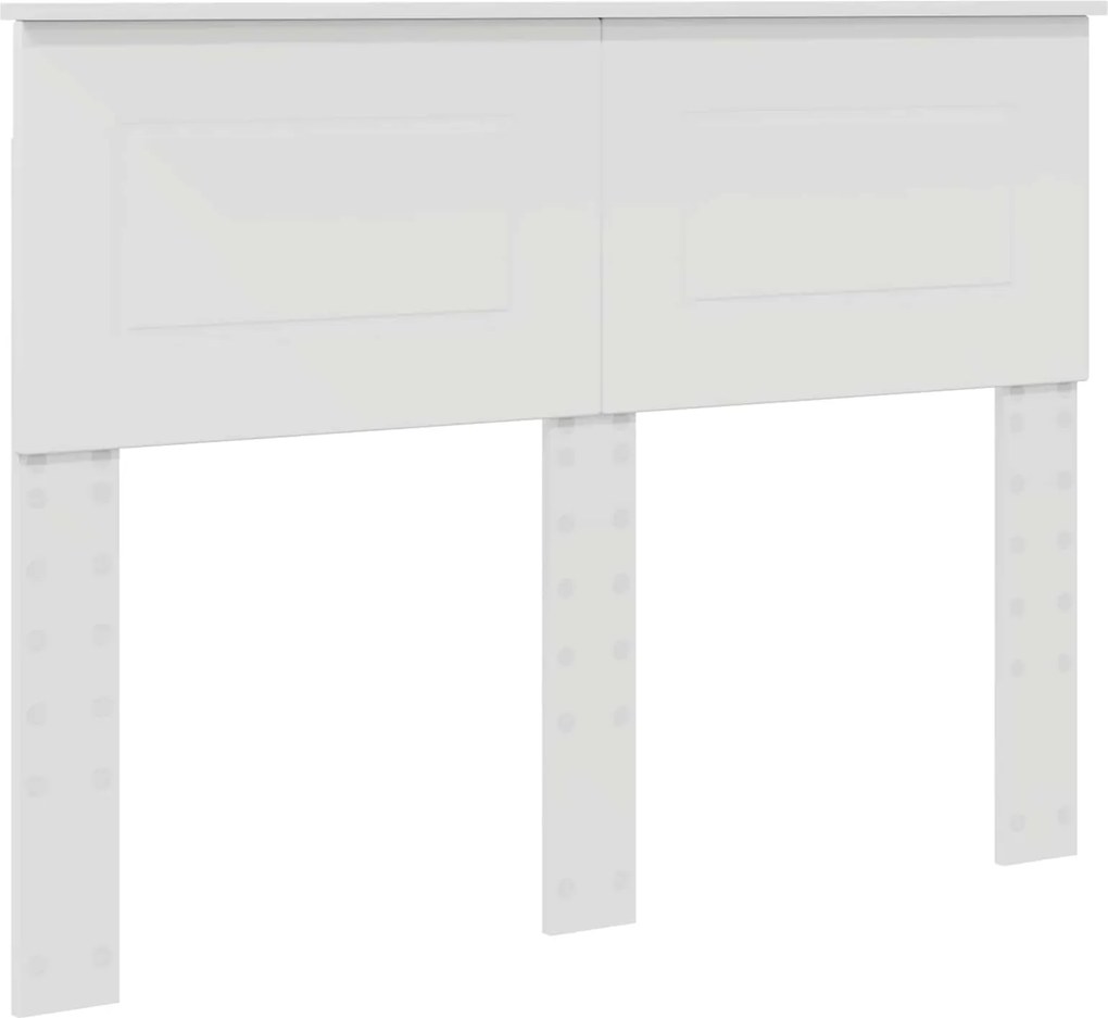 vidaXL Fejtámla Fehér 120 cm Faanyag